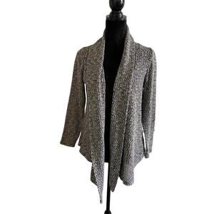 Coldwater Creek Waterfall Knit Cardigan Sweater‎ Womens XS